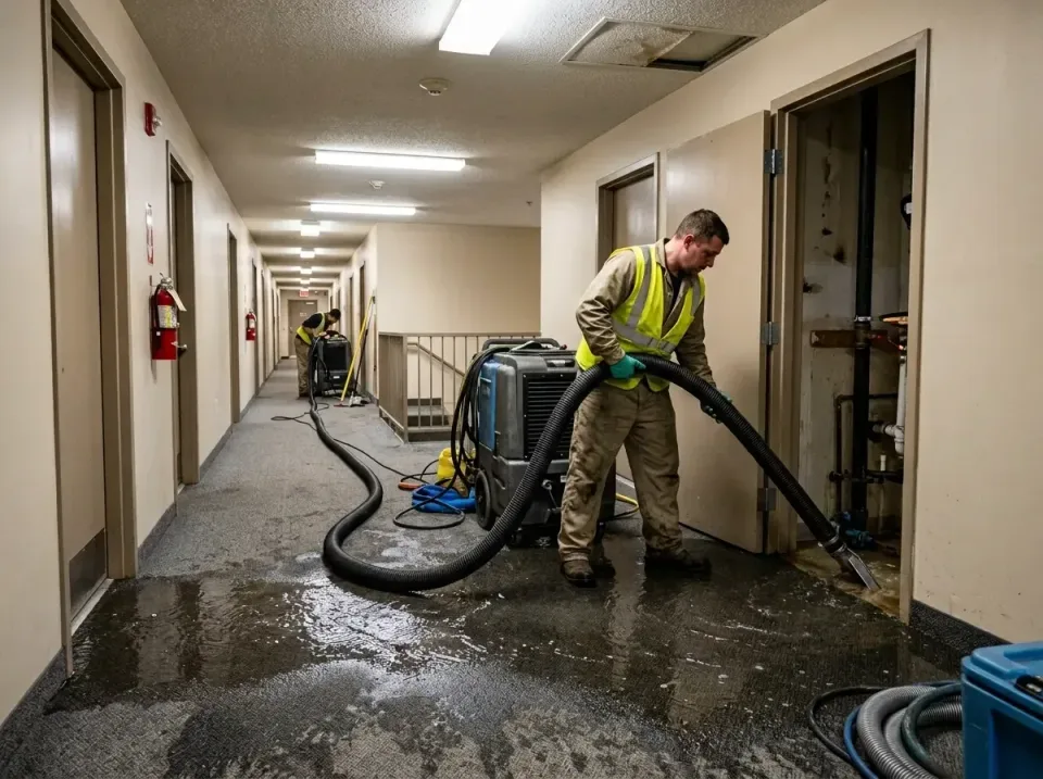 multi-unit-apartment-hallway-f-005 — frequently asked questions, Emergency Burst Pipe Water Extraction & Removal in Lynn Hav…